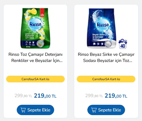 CarrefourSa Kart'la; indirimi yakala