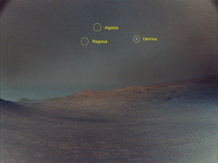 Mars yüzeyinden büyüleyici kare: Kızıl Gezegen’in uydusu Deimos