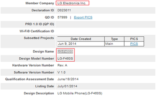 LG G3 Prime olduğu sanılan bir cihaz Bluetooth başvurusunda ortaya çıktı