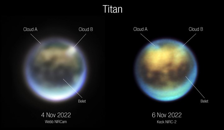 Satürn'ün uydusu Titan'ın Dünya'ya benzediği görsel ortaya çıktı
