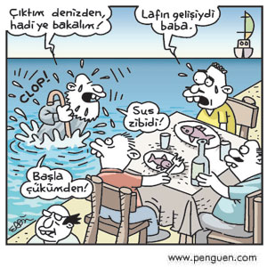  Umut Sarıkaya'nın bir karikatürünü arıyorum