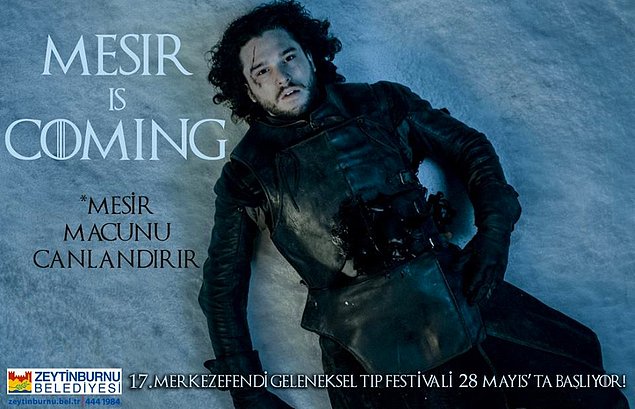  Mesir Macunu ve  Game of Thrones