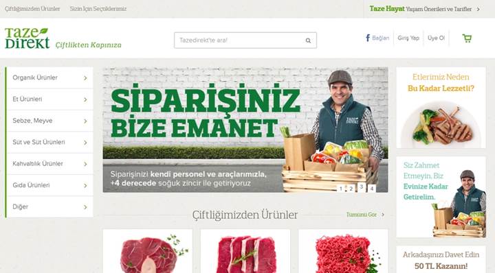 Organik ürün satışı yapan e-ticaret girişimi Tazedirekt, Migros'a satıldı