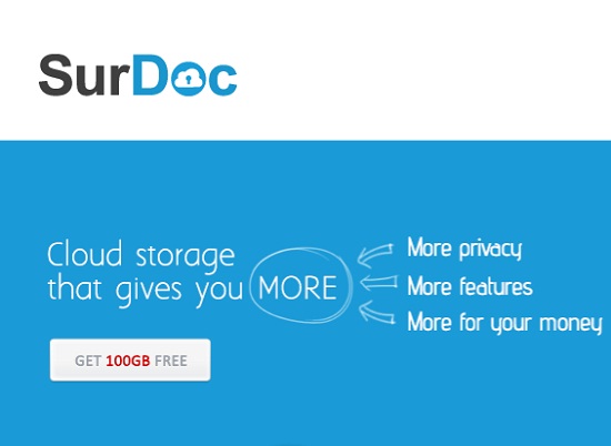 SurDoc, yüksek güvenlikli 100GB bulut depolama alanı sunuyor