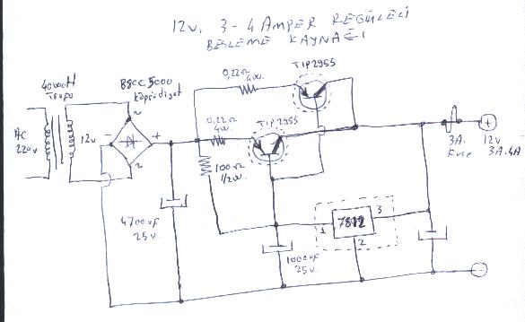  12v trafodan 12v ve 5v almak