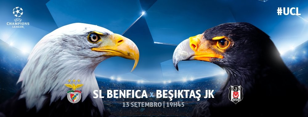  Şampiyonlar Ligi 1. Maç  Benfica - Beşiktaş 13 Eylül SALI
