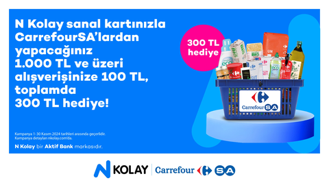 CarrefourSa Kart'la; indirimi yakala