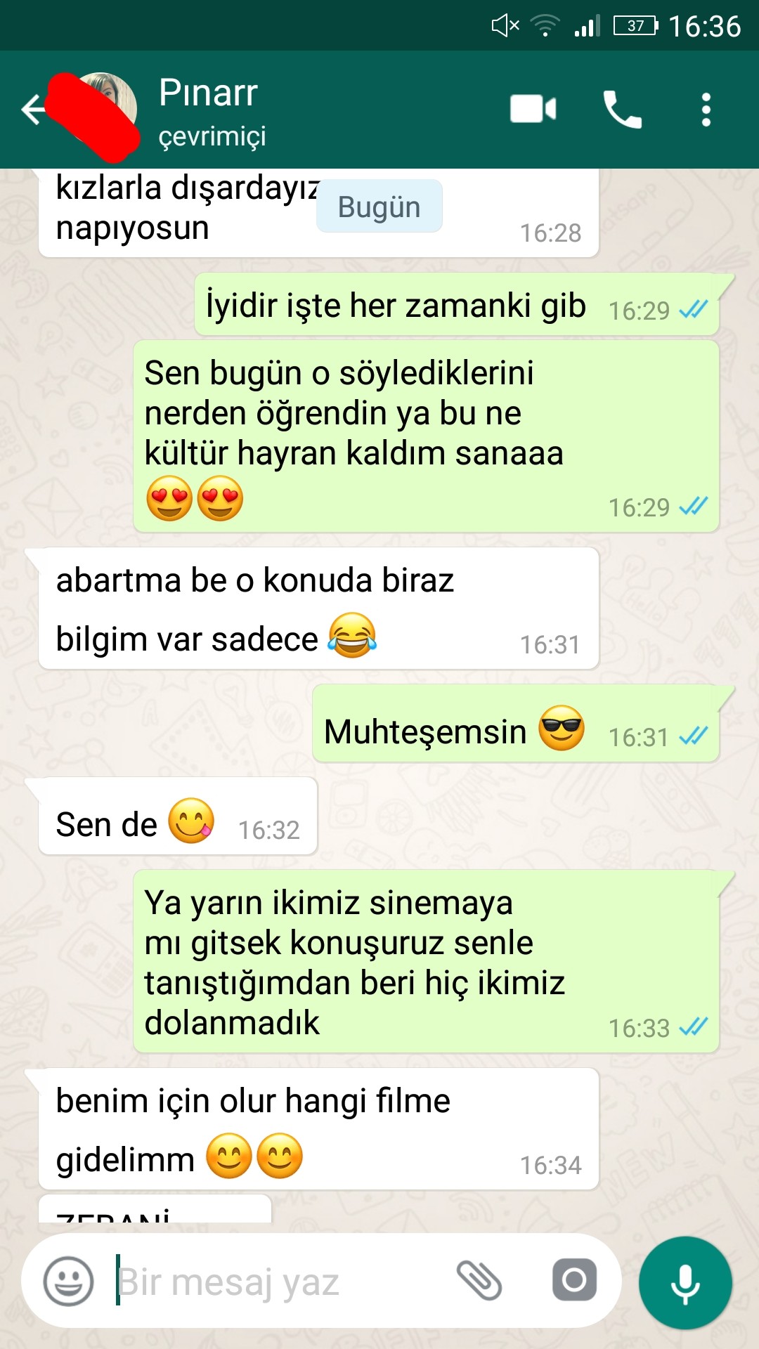 Kıza yürüdüm (KABUL ETTİ SS Lİ!!!!!!!!)