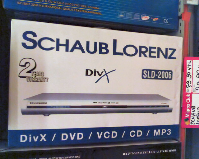  Schaub Lorenz SLD-2006 DVD/DivX Player Yardım