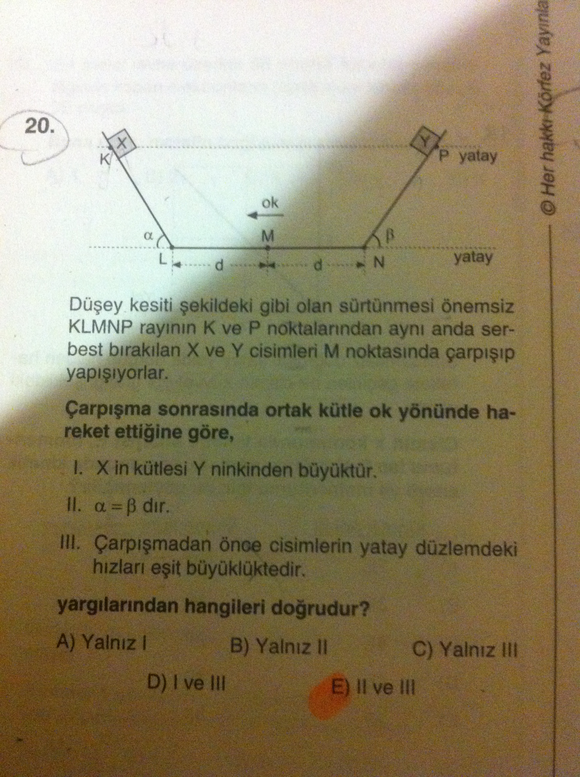  Fizik Soru 2