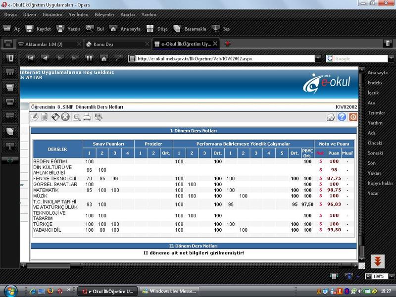  E-Okul Notları Paylaşalım + SS