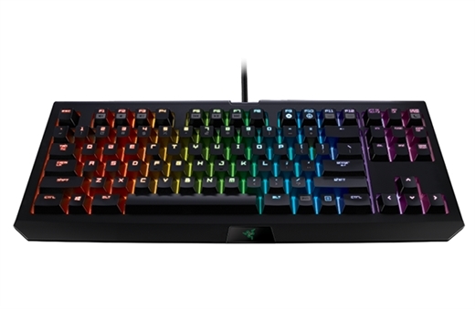 Razer'dan BlackWidow serisine renkli yapısıyla dikkat çeken yeni klavye: BlackWidow Tournament Edition Chroma