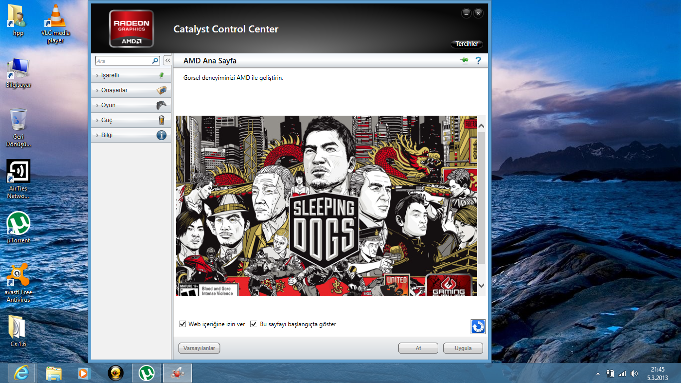  Counter Strike 1.6 Windows 8 Tam Ekran Sorunu (ATİ Ekran Kartı)