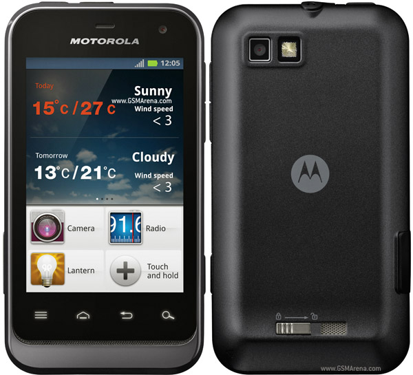  Motorola Defy Mini XT320 , su geçirmez, çizilmez, toz almaz