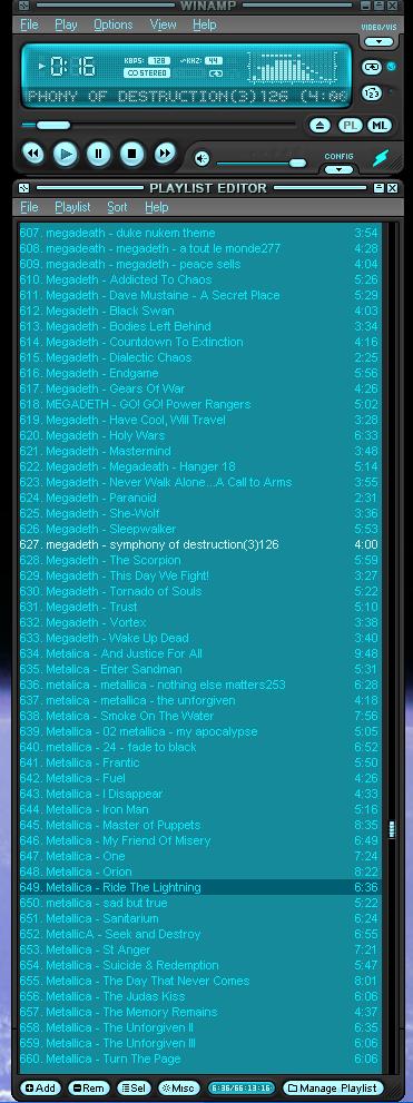  Winamp listeniz