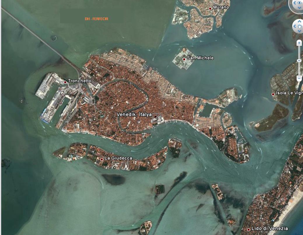 Венеция вид со спутника