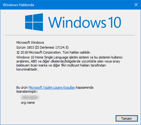 Windows10 iso'yu indir