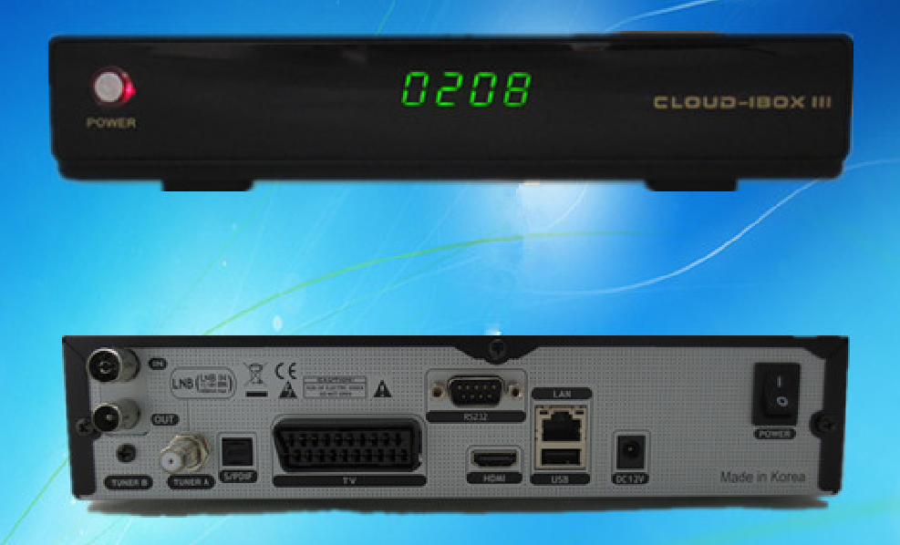  Cloud Ibox3 ve Ibox4 cihazlar, DVB-S2 + T2/C Tuner'li.