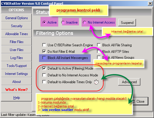  msn programininin calismasini nasil engellerim?