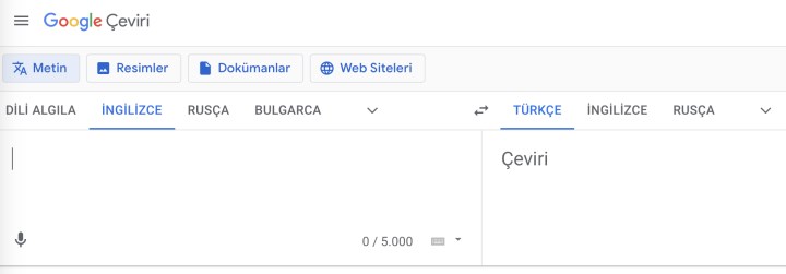 En iyi İngilizce Türkçe çeviri (translate) programları ve siteleri