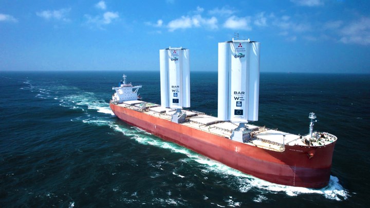 Yenilikçi “WindWing” gemi yelkenleri günde 12 ton yakıt tasarrufu sağladı