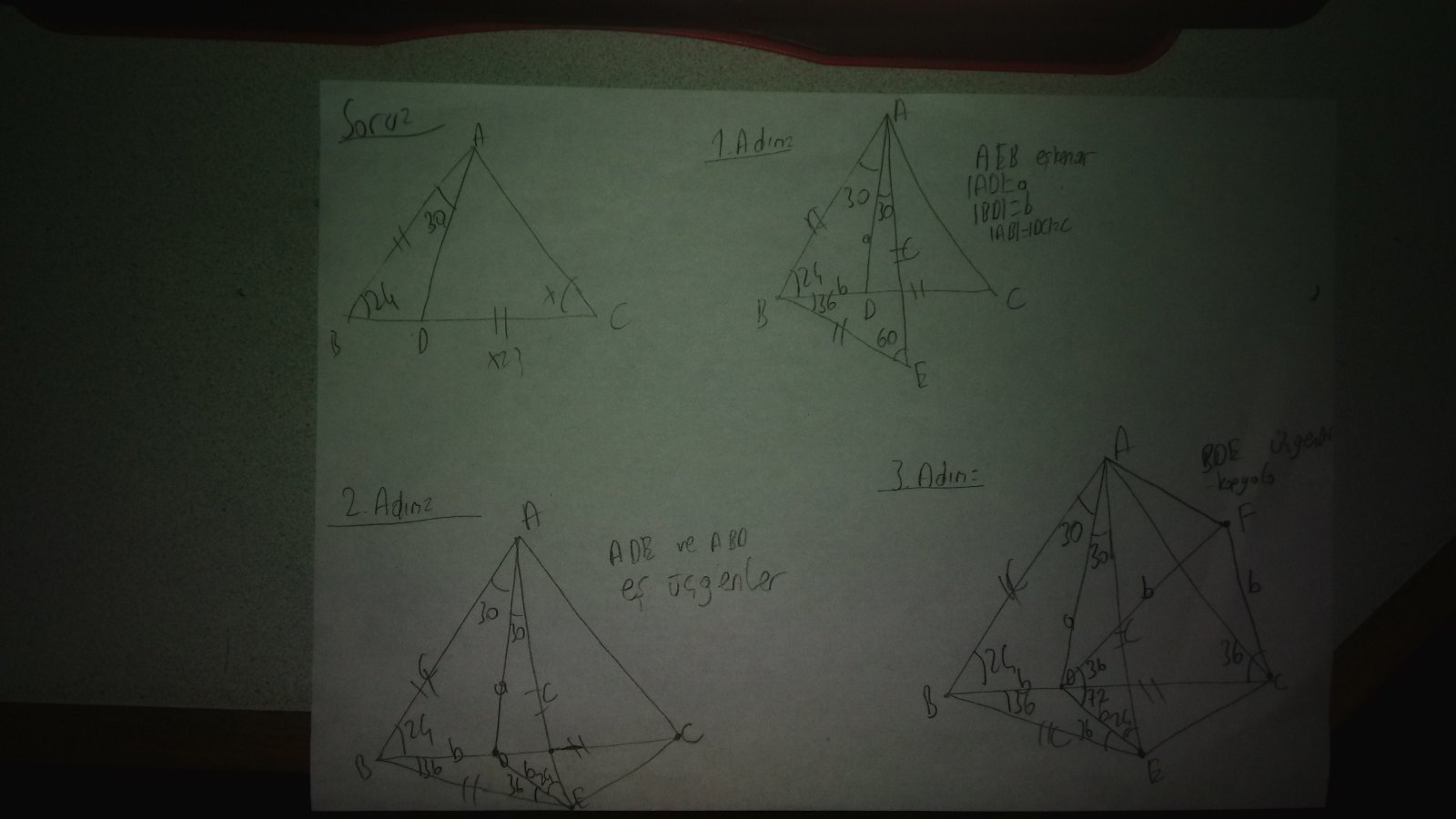  çok zor geometri sorusu