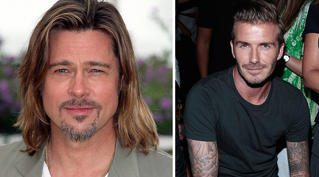  David Beckham vs Brad Pitt Kim daha yakışıklı ?