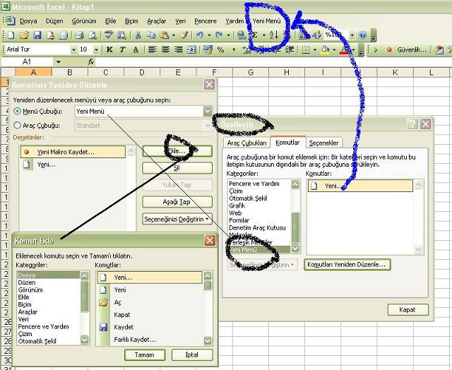 Excel Makro Activex Denetimleri Buton Ekleme Ders9 Youtube