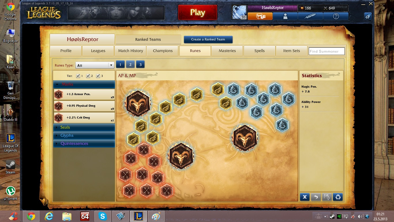 Ap sona runes