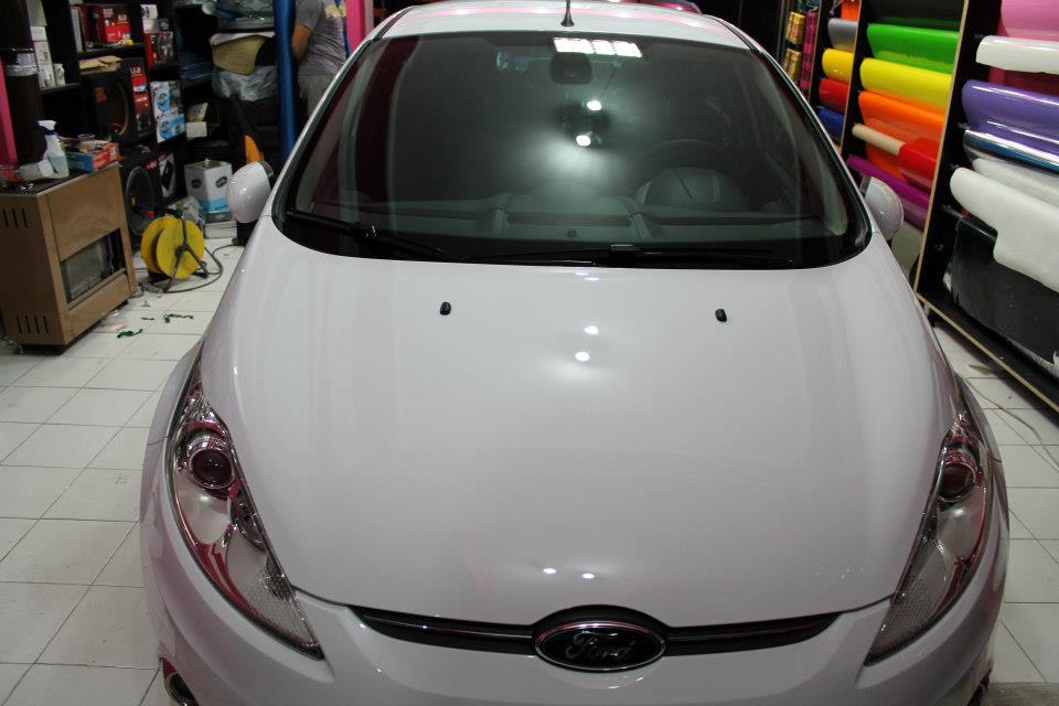  2012 Ford Fiesta Nano Koruma Plaka Kalınlaştırma Cam Filmi Boom Garage Ankara