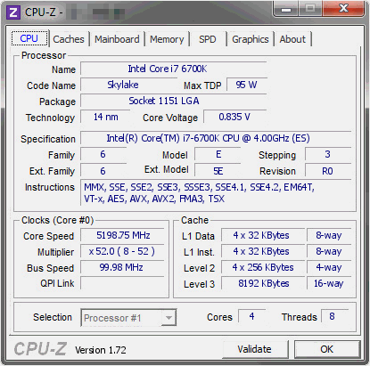 Intel Core i7-6700K benchmarkları göründü