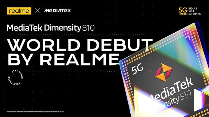 Realme 8s ilk Dimensity 810 telefonu olacak