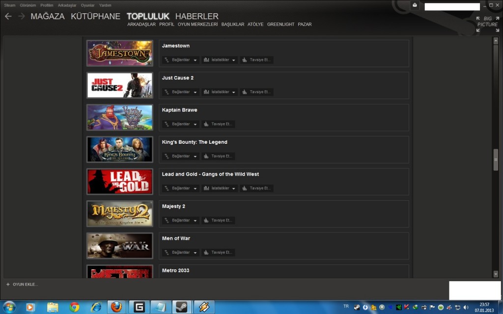  SATILIK STEAM HESABI