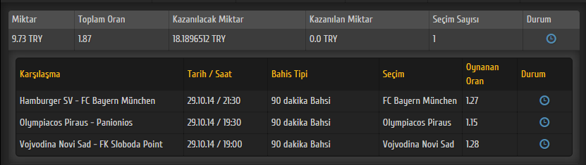  %10 İLERLEME YÖNTEMİ - KASA DENEMESİ