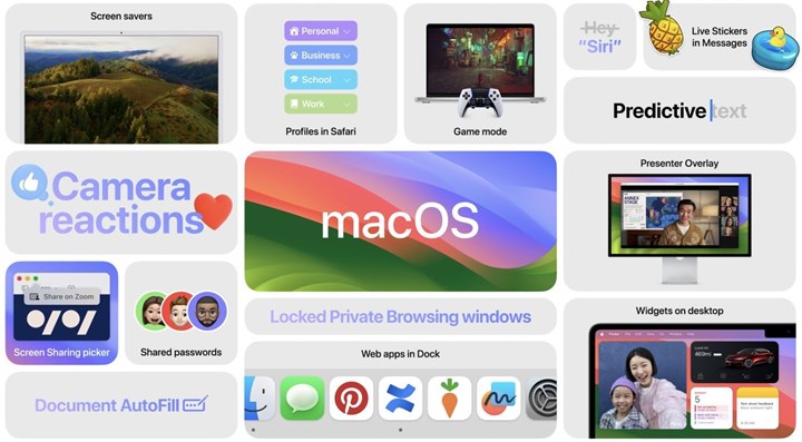 Apple, oyun moduna sahip macOS 14 Sonoma'yı yayınladı: Neler sunuyor?