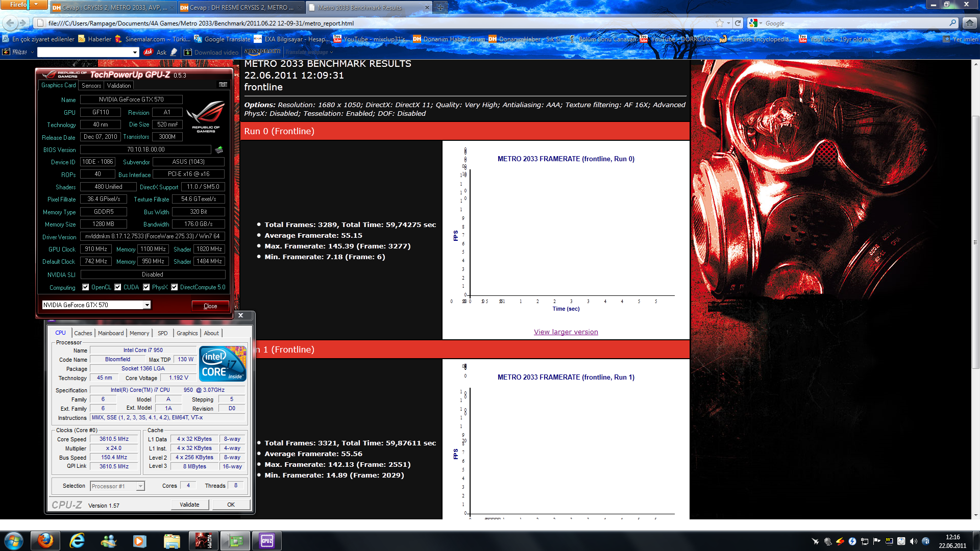  DonanımHaber'in En Hızlı Oyun Sistemleri D3D 9-10-11 ## Hawx 2, Crysis 2 Eklendi