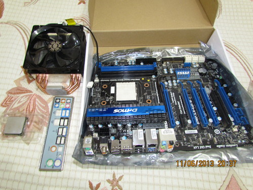  FX 6100,X2 265, MSI 890FXA-GD70 (FX), MSI 880GMA-E35 FX ve UCUZ 1155pin Anakart/ işlemci