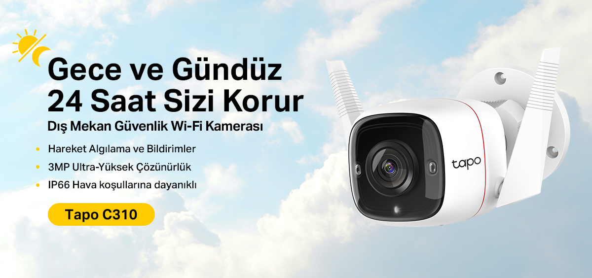 Tapo Dış Mekan Güvenlik Kamerası Türkiye’de