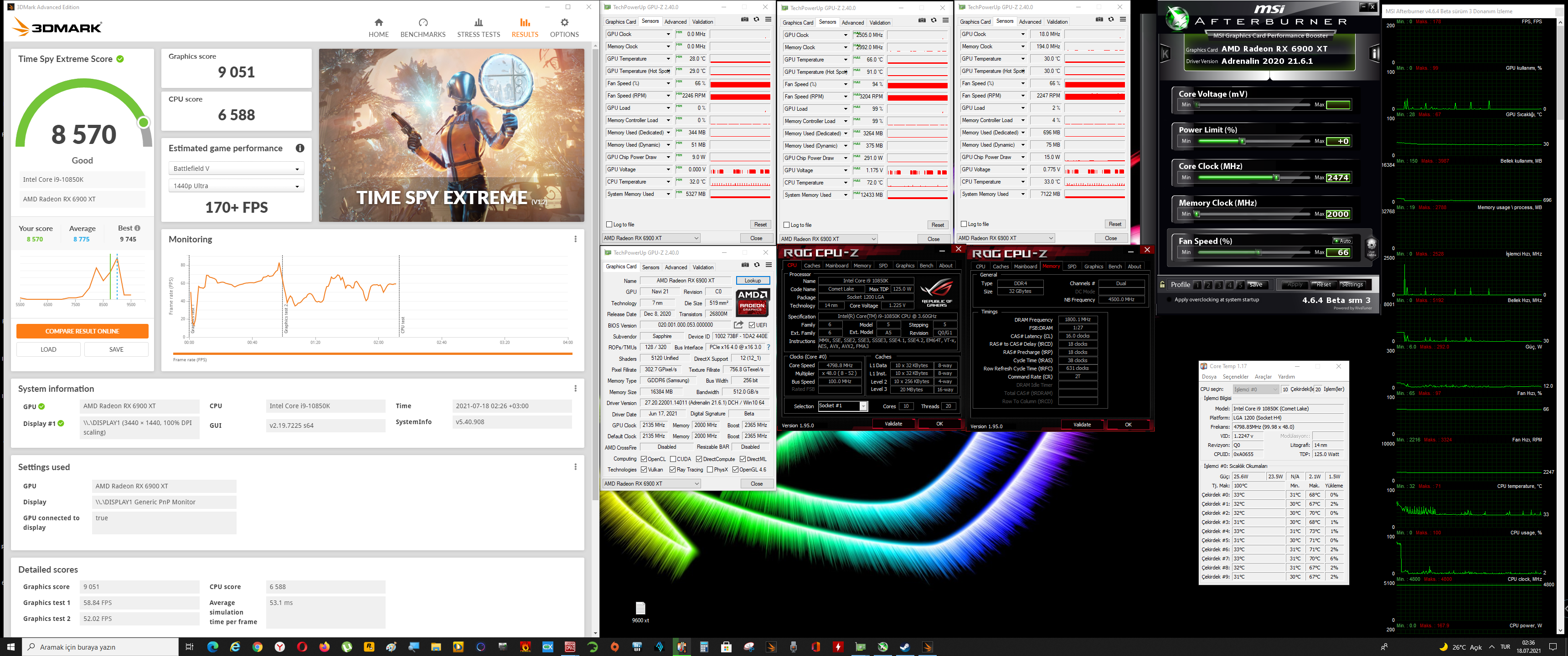 AMD Radeon 6900XT + EKWB Quantum Reaction AIO ( güncellendi )