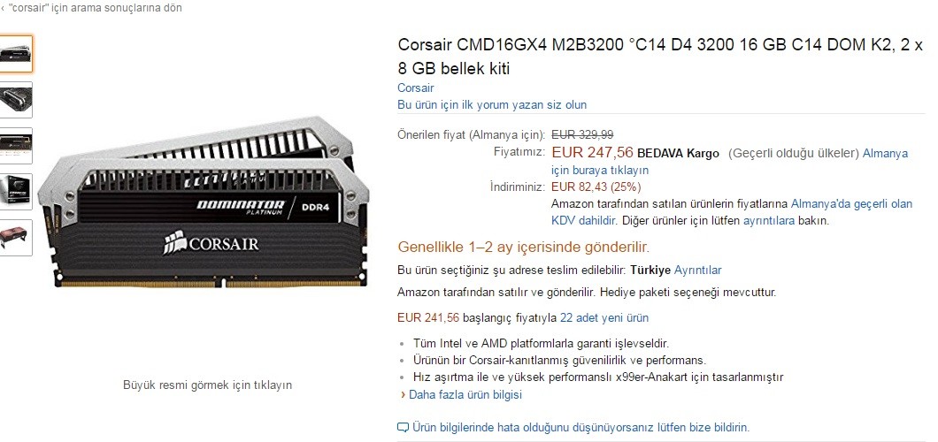  ACİL MSI X99A GAMING PRO CARBON ANAKART İÇİN 32GB 3200 MHZ RAM TAVSİYESİ