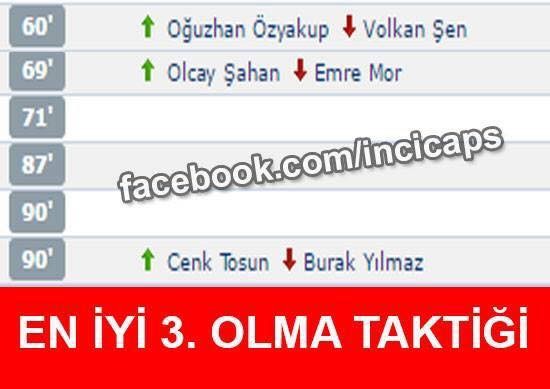  En iyi 3. olma taktiği - Lütfen darılma gücenme sinirlenme olmasın -