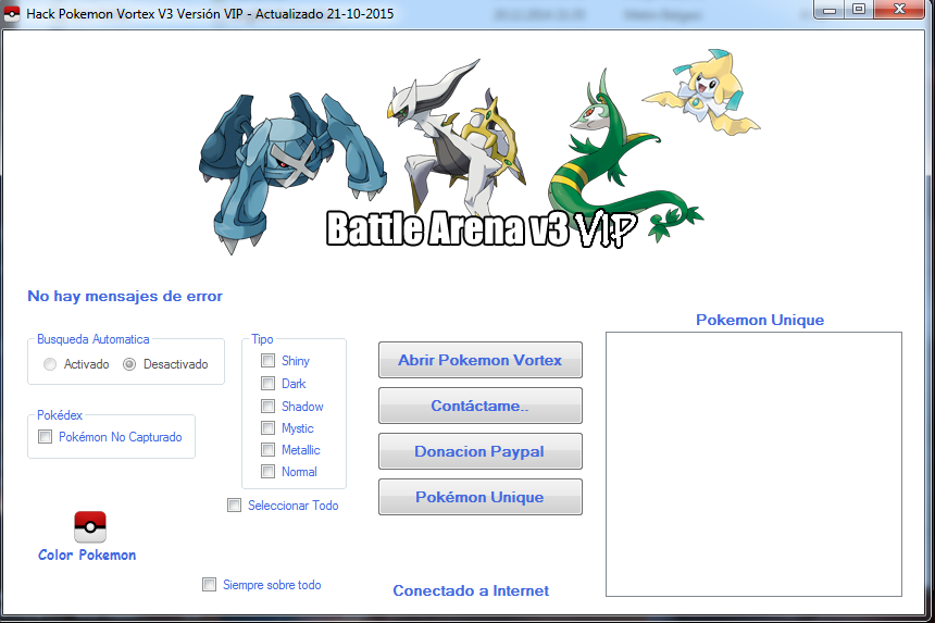 pokemon vortex v3 vip hack ve vip bot