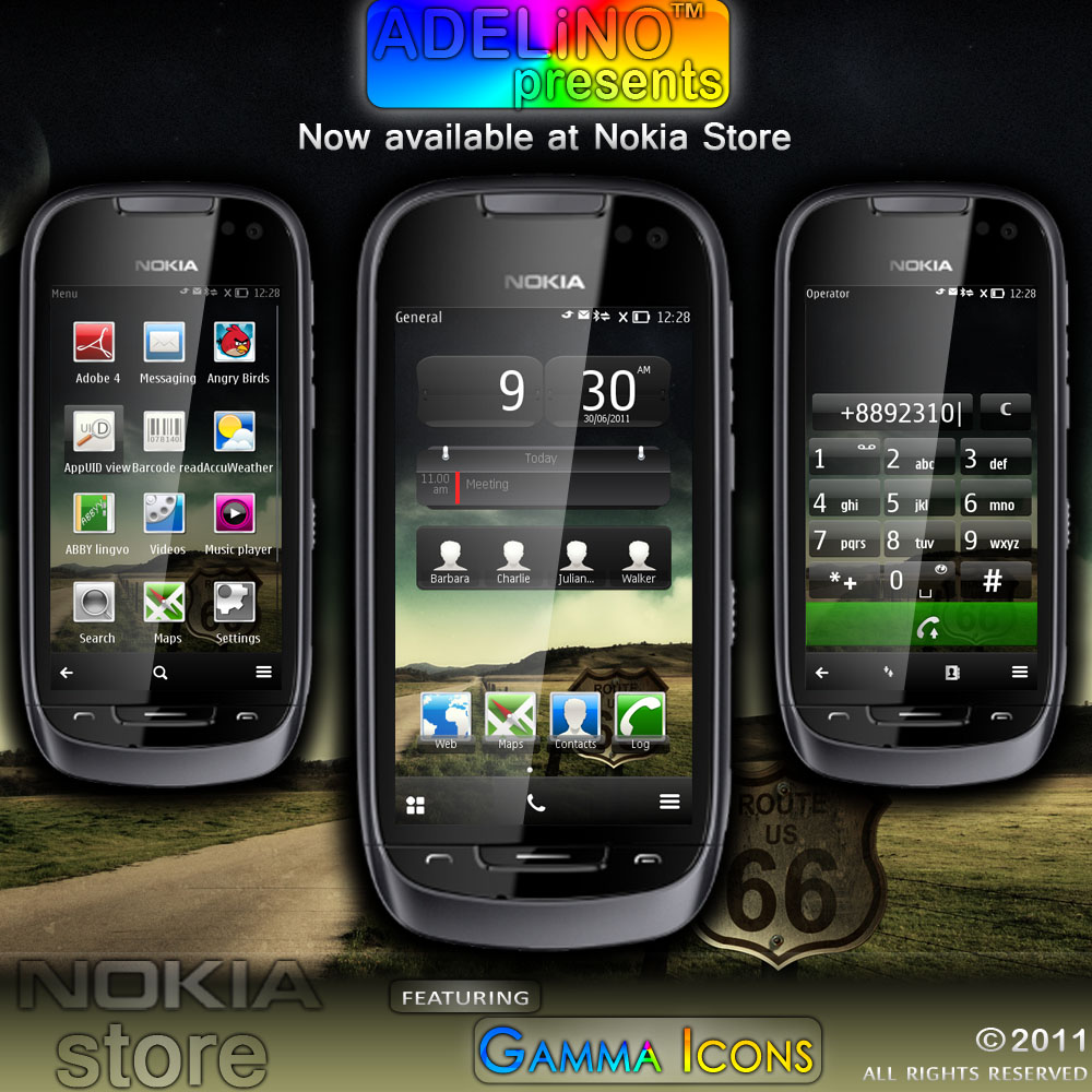  Nokia S^3/Anna/Belle - Uygulama/Oyun/Tema Ana Konu