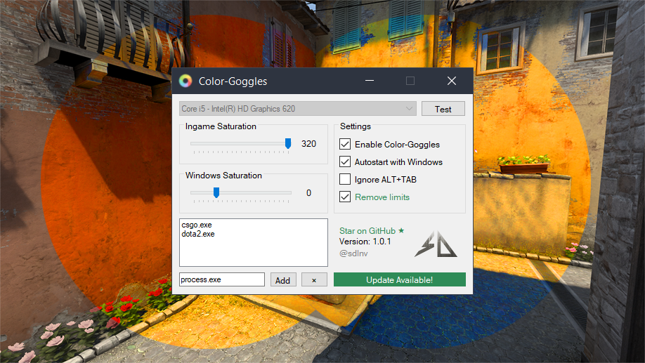 CS:GO Laptoplar için Vibrance (Renk Doygunluğu) Ayarı