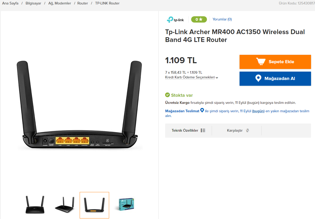 4g to wifi router çok pahalı