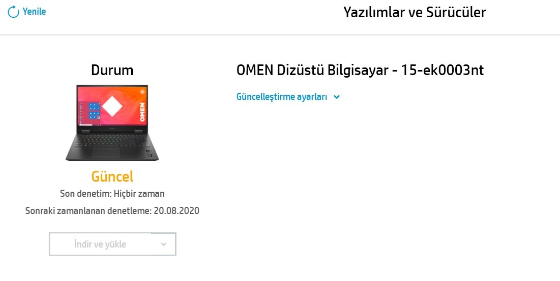 HP Omen 15 - 2020 Modelleri - Ryzen 7 4800H, i7-10750H, i5-10300H