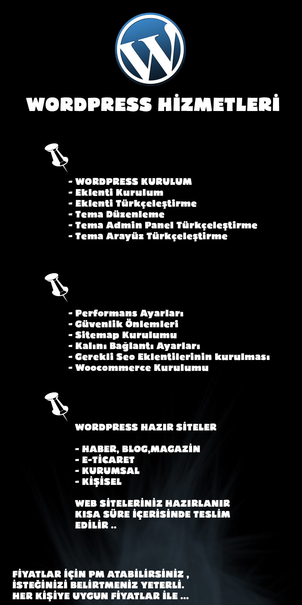  Wordpress İşleriniz mi var ? Ozaman Doğru Yerdesiniz !