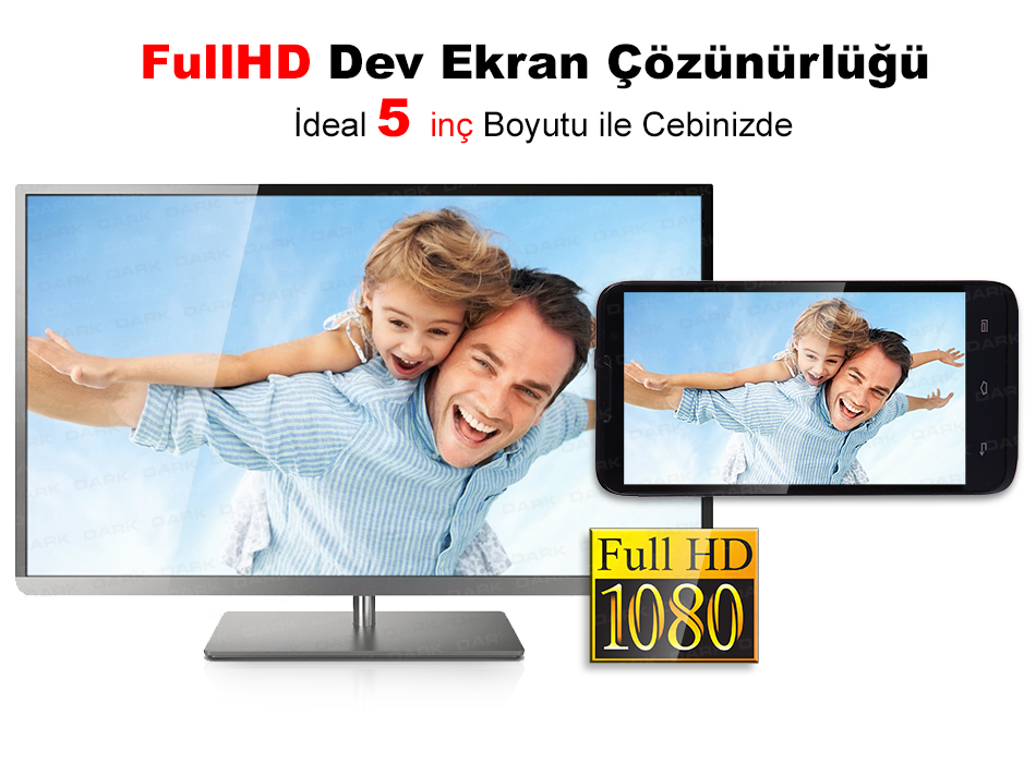  Dark Evo X5  ANA KONU [5'FULL HD EKRAN|1 GB RAM|16 GB|13 MP KAMERA] 799 TL!