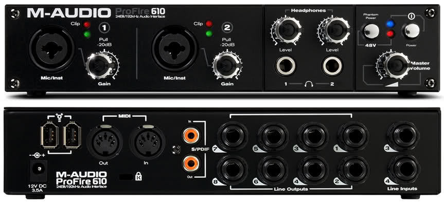  M-Audio Profire 610 Pro Ses Kartı: 500 TL  - SATILDI