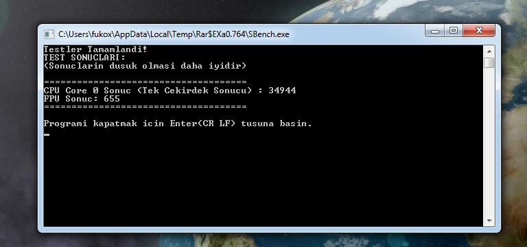  İşlemci FPU ve Tek Çekirdek CPU Performans Testi (Siz De Test Edin) [Güncel]